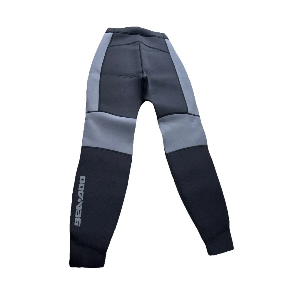 Sea-Doo Mens Montego Pants 3mm Neoprene Grey Jet Ski Riding Small 2868180409